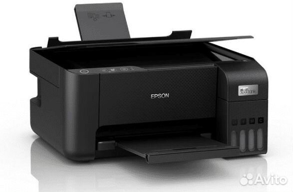 Мфу Epson L3210 с оригинальной снпч и чернилами