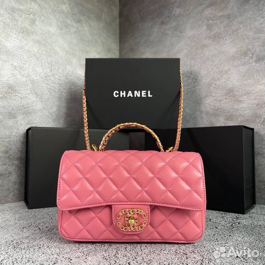 Сумка chanel натуральная кожа