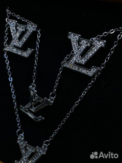 Серьги, колье Louis Vuitton l