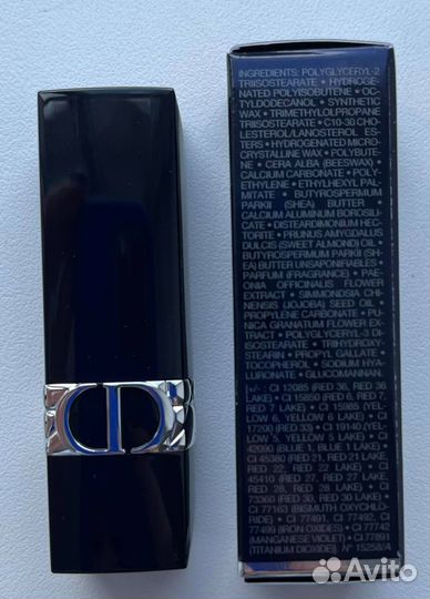 Dior помада миниатюра 080 red smile satin