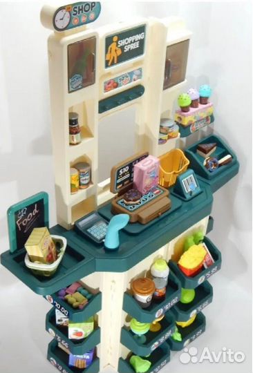 Мощный игровой набор супермаркет