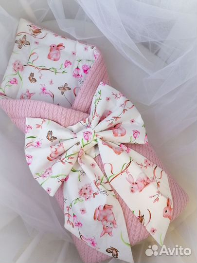 Конверт на выписку для девочки весна