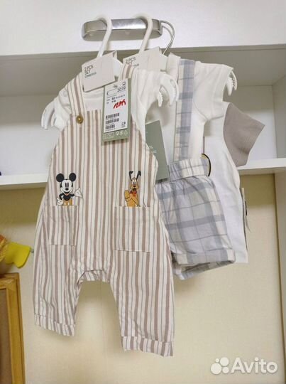Одежда для новорождённого пакетом новая 50-62см