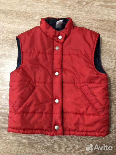 Жилетка утепленная для мальчика 92