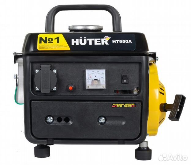 Портативный бензогенератор huter HT950A