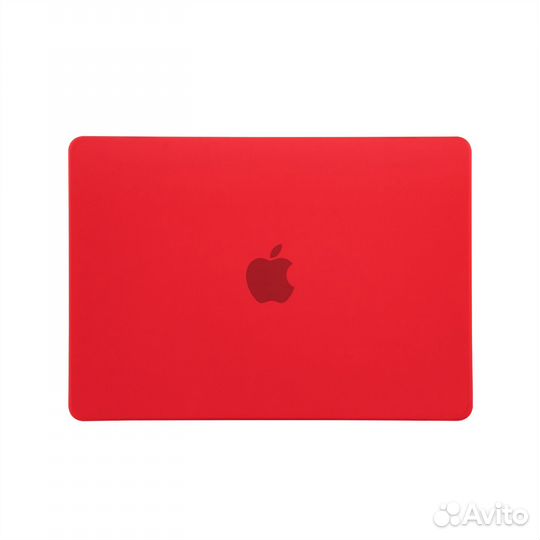 Чехол для MacBook Pro 13 2016-2022 матовый красный