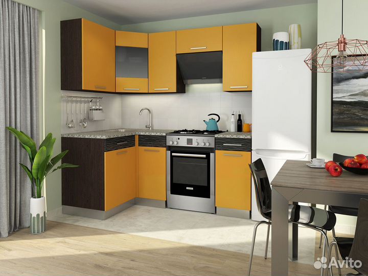 Кухонный гарнитур Алиса 9 Венге/Манго