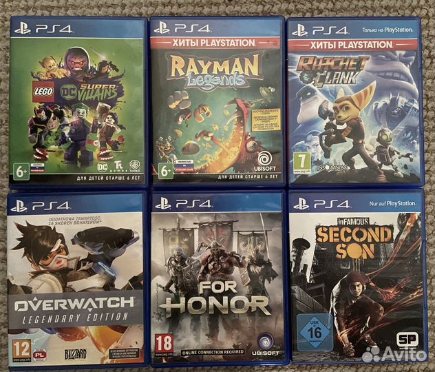 Игры на дисках для PS4 и PS5