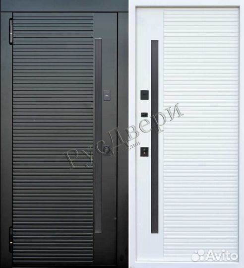 Современная металлическая дверь в квартиру и дом