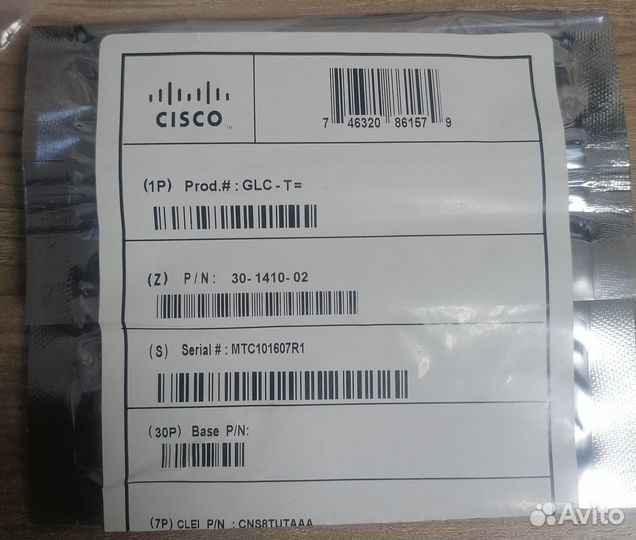 Трансивер Cisco GLC-T и Cisco GLC-LH-SM