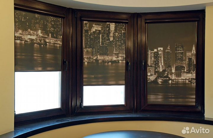 Рулонные шторы и Жалюзи Вертикальные с Фотопечатью