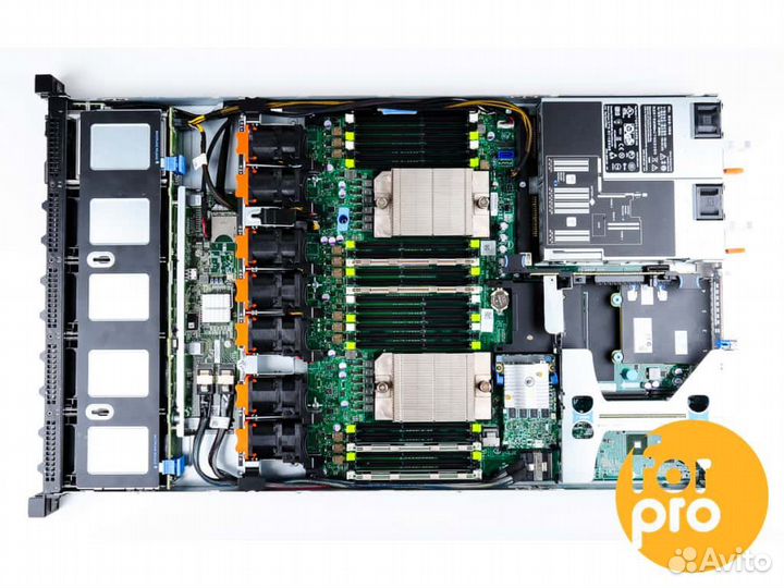 Сервер dell R620 8SFF 2xE5-2680v2 160GB, H710
