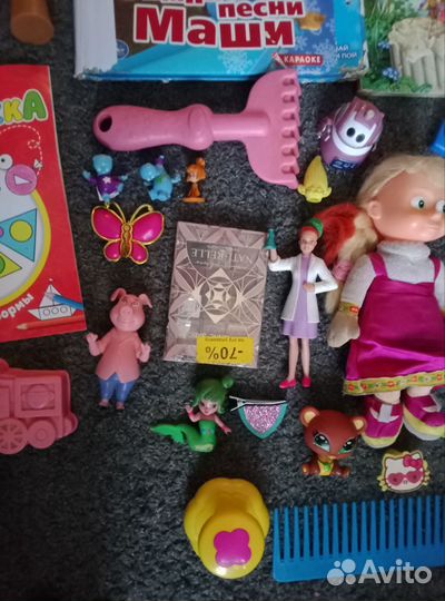 Для девочек пакетом,коробкой игрушки