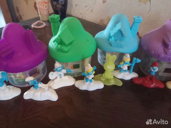 Игрушки Смурфики из Макдональдс