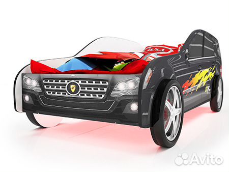 Детская кровать машина