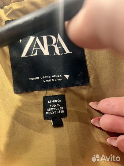 Шуба из эко меха Zara