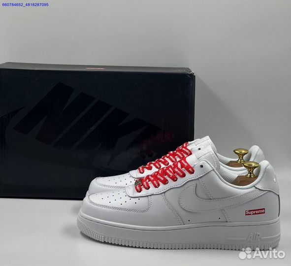 Кроссовки Nike Air Force 1 Low & Supreme (Арт.53828)