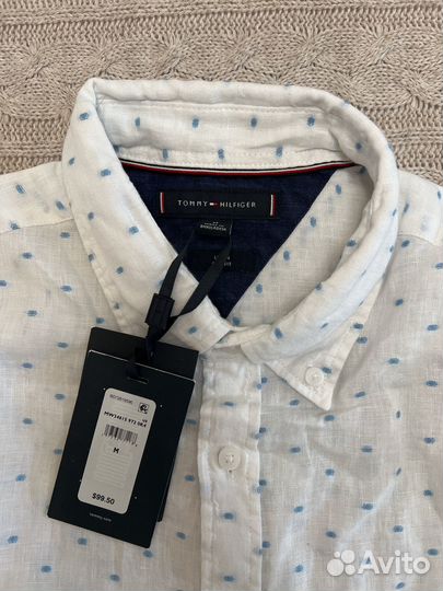 Мужская рубашка Tommy Hilfiger (М) оригинал