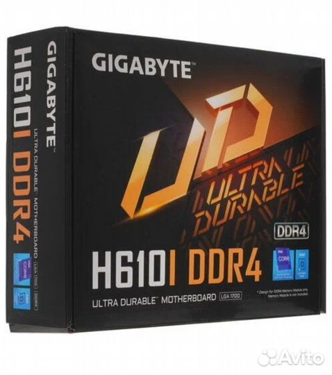 Новая Материнская плата gigabyte H610i ddr4 itx