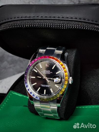 Часы Rolex datejust rainbow