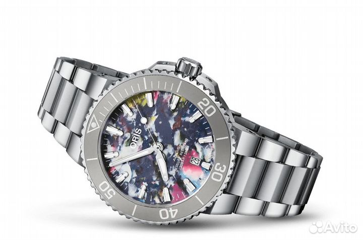 Oris Aquis Date Rainbow 01 733 7766 4150-SET