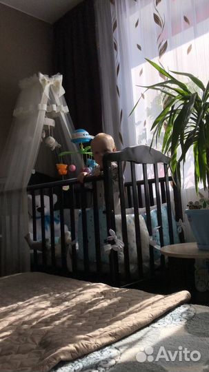 Балдахин в кроватку и стойки для балдахина