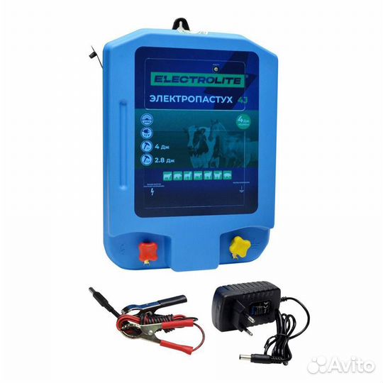 Электропастух electrolite 4J (12В, 4Дж/2,8Дж, 1100