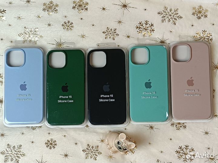 Силиконовый Чехол на iPhone 15