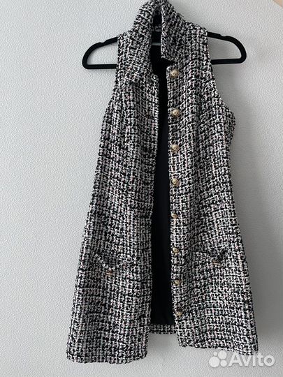 Твидовое платье lime