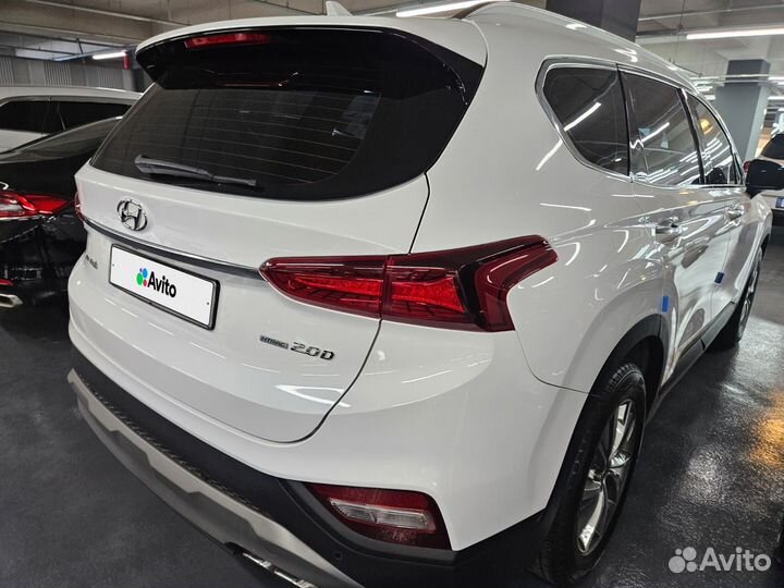 Hyundai Santa Fe 2.0 AT, 2019, 86 000 км