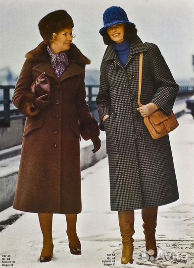 Демисезонное женское пальто СССР, р. 42-48