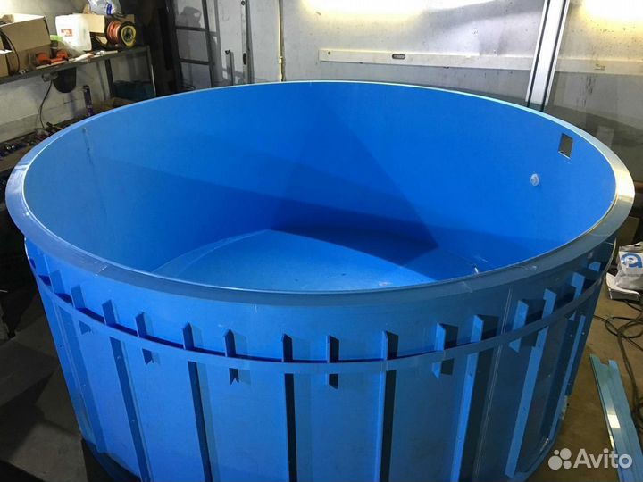 Бассейн полипропиленовый круглый 2м*1.5м