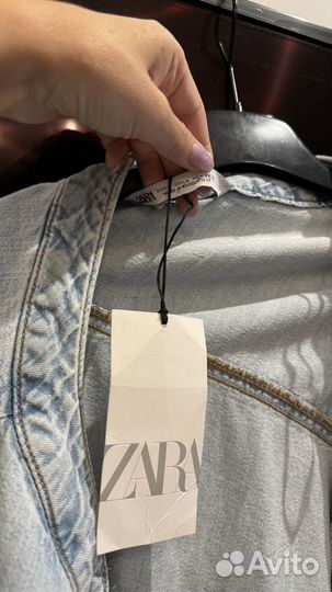 Джинсовая накидка zara