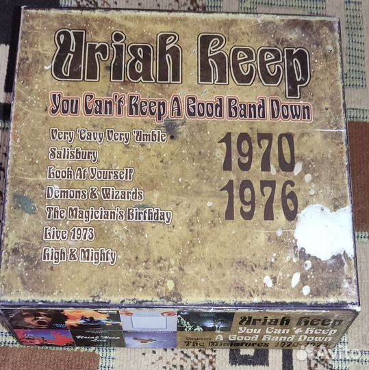 Uriah Heep cd box,1970-1976