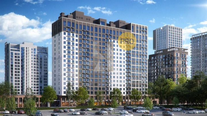 2-к. квартира, 64,5 м², 3/20 эт.