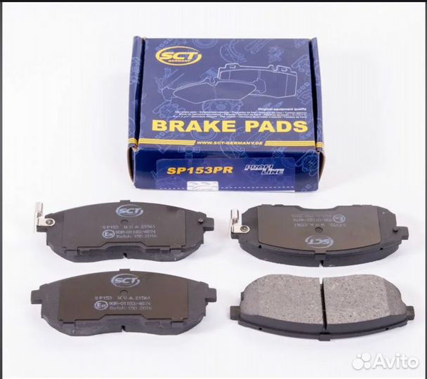 Тормозные колодки Hover H5 TD, Honda 3 к-та Новые