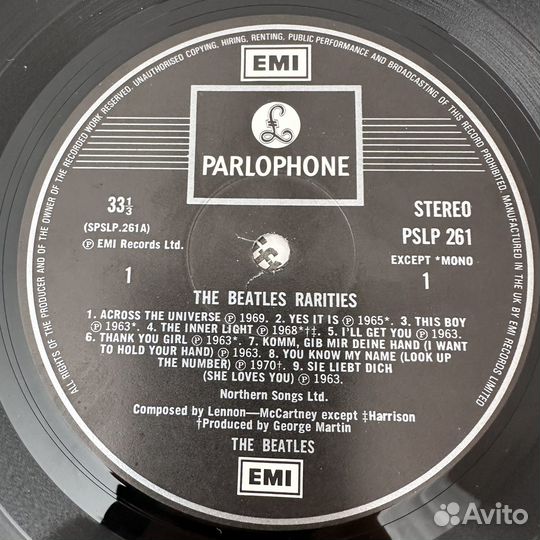 The Beatles - Rarities UK