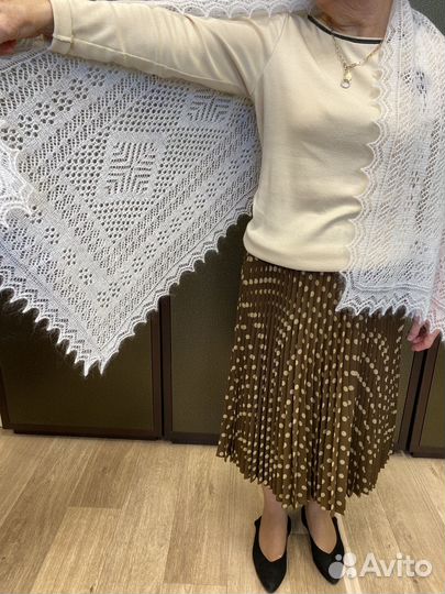 Оребургский пуховый Палантин ручной работы