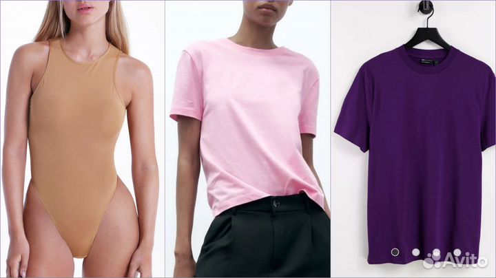 Футболка zara ASOS / боди brave soul