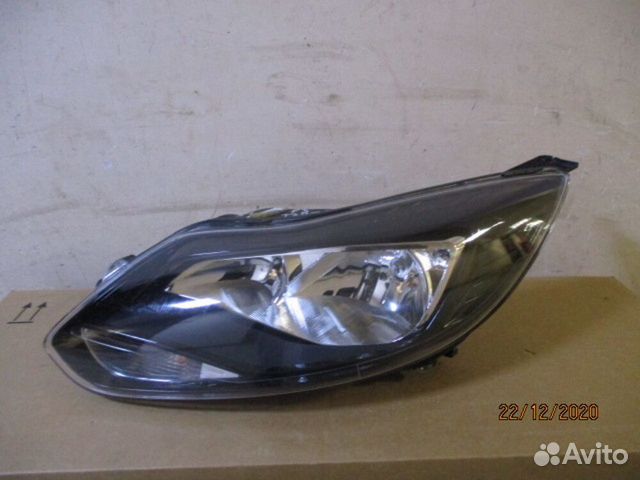 Форд Фокус 3 Фара левая передняя 2012-2014г черная