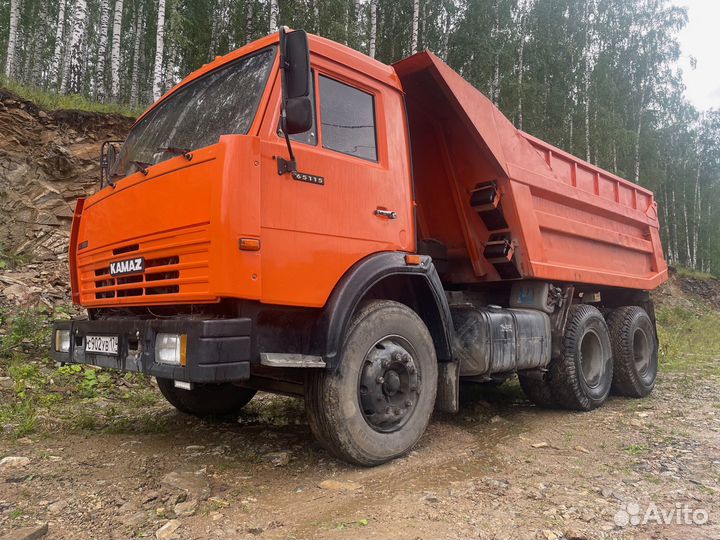 Услуги самосвала камаз