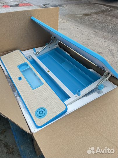 Lavoro blue детская парта и стул растущие