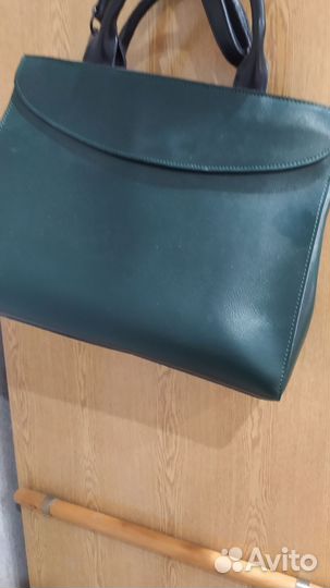 Сумка женская, темно зелёная