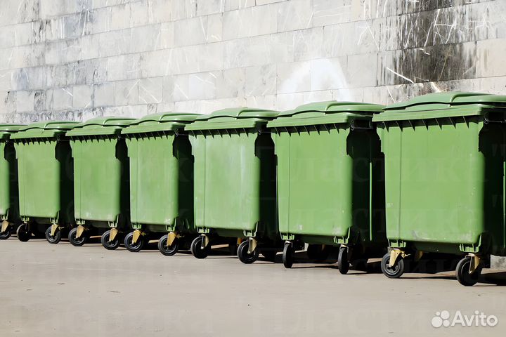 Мусорный бак пластиковый 770л S4176