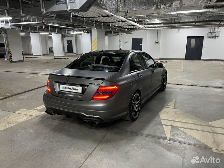 Mercedes-Benz C-класс AMG 6.2 AT, 2013, 165 000 км