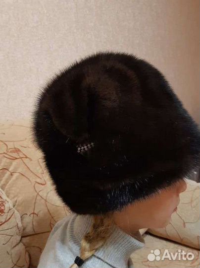Шапка норковая женская бу