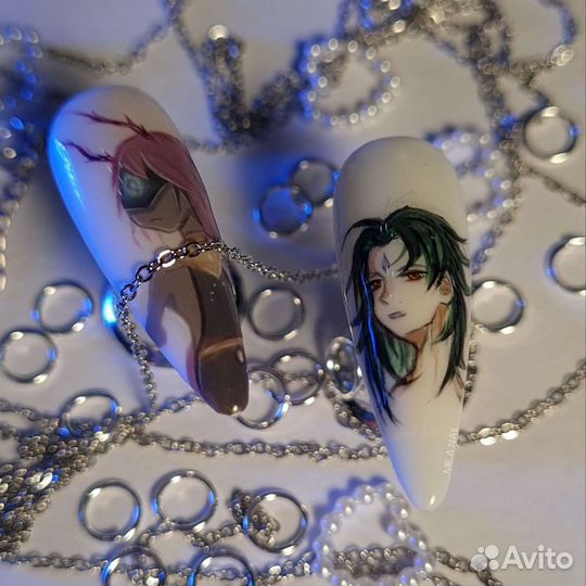 Накладные ногти с дизайном любой сложности