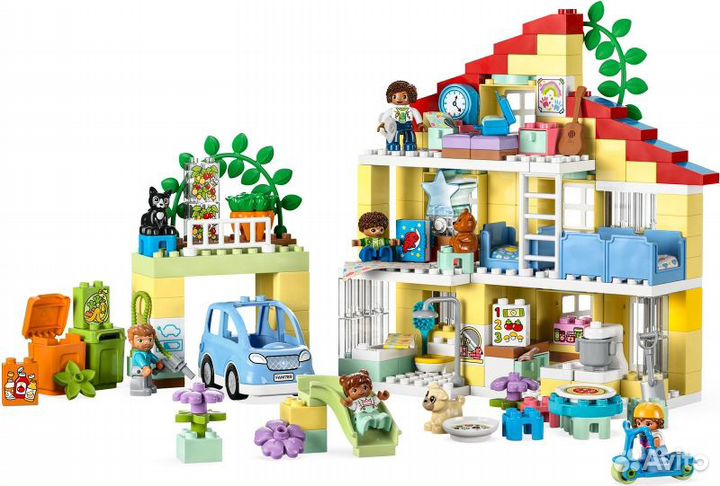 Конструктор lego duplo 10994 Семейный дом, 3в1