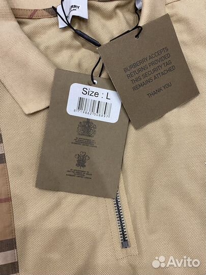 Поло мужское burberry L оригинал