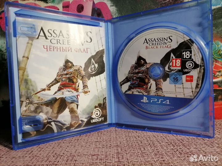 Assassins creed 4 черный флаг ps4/Гарантия Отзывы